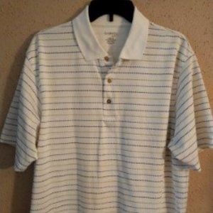 COLLERED SHIRT, SHORT SLEEVE, HORIZONTAL STRIPES